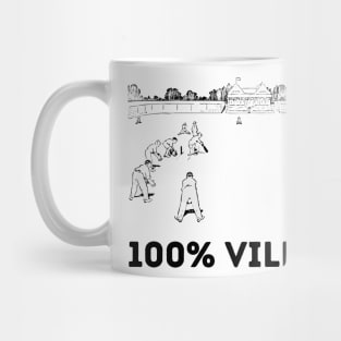 Village cricketer, 100% village Mug